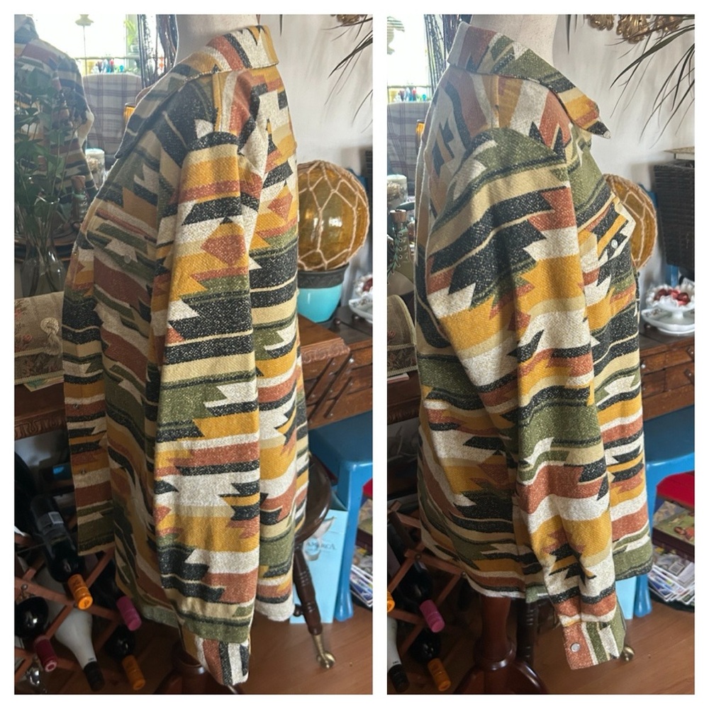 Camouflage Aztec Shacket - Picture 4 of 16